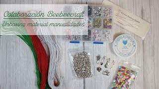 Unboxing material de manualidades diciembre 2020 (colaboración con Beebeecraft)