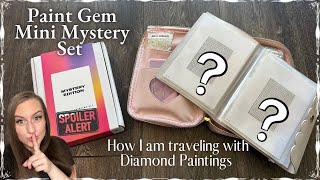 Paint Gem Mini’s Mystery Kit and Guide on Traveling with Diamond Paintings ✈️