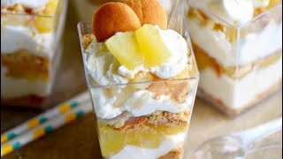 Easy Pineapple dessert with just 5 ingredients | no bake dessert | Ramadan 2023 recipe by Sammy