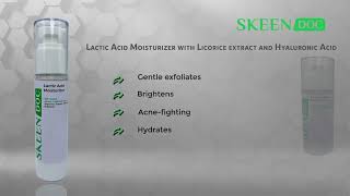 Lactic Acid Moisturiser.For evident results.@Skeen-Doc