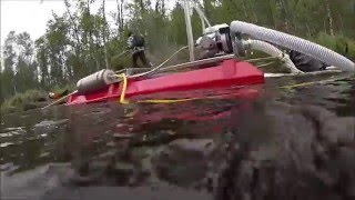 Golddredging Finland 2015 GoPro