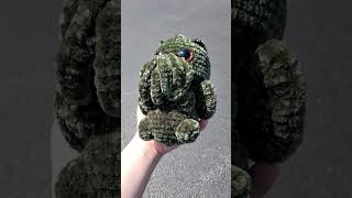 H.P. Lovecraft Fans? #cthulu #amigurumi #crochet #art #artist #artwork #mythical #green