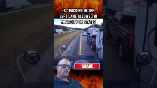 No lane violations happened in the making of this video