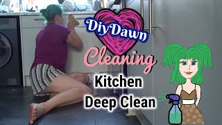 kitchen deep clean | speed cleaning | Motivation | DiyDawn