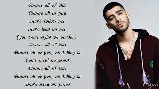 ZAYN - BoRdErSz (Lyrics)