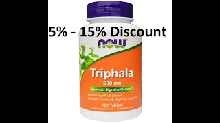 Discount - Now Foods, Triphala, 500 mg, 120 Tablets Review