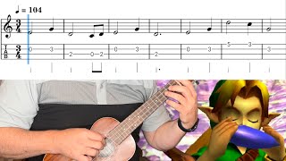 Zelda’s Lullaby | Very EASY Ukulele Play Along | SHEET + TAB