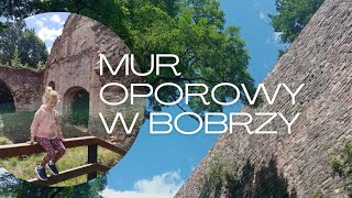 Mur oporowy w Bobrzy