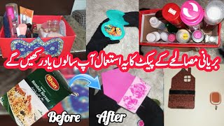 Super Genius Hacks with  Biryani Masala Packet🔥 | Reuse / Recycle hacks | Money saving tips