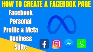 How to Create a Facebook Business Page | Facebook Page from Personal Profile and Meta Business Suite