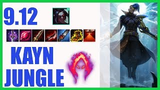 Kayn Jungle Ranked Challenger Build 9.12 - KR Grandmaster