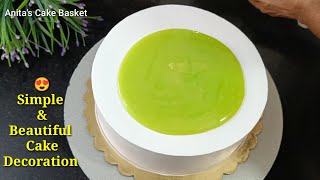 Birthday cake decoration/Trending cake design/Simple cake design/Beautiful cake decoration