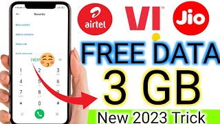 Airtel free data 3 GB || New 2023 Trick Working