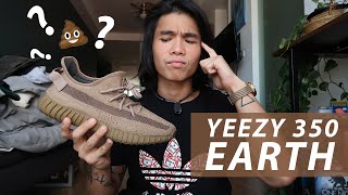 ARE THESE THE WORST YEEZY COLORWAY EVER? | Yeezy Boost 350 V2 Earth unboxing & Style guide