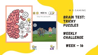 Brain Test: Tricky Puzzles Weekly Challenge, Week - 16 || Walkthrough Solution || #shorts