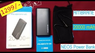 Ambrane NEOS 20000 mAh power bank