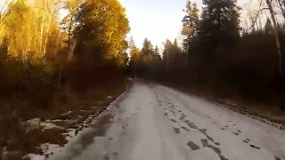 Don't Try And Keep Up To Someone With Studded Tires When You Don't Have Them.