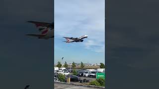 A380 Taking off from London Heathrow airport