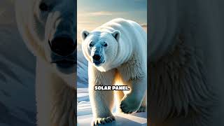 Why Polar Bears Have Black Skin: Nature's Arctic Adaptation #shorts #education