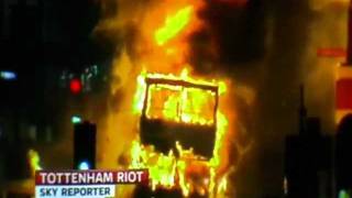 Tottenham Riot, London | 7th August 2011 | Sky News