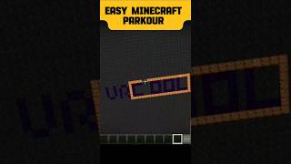 Easy Parkour in Minecraft PE 😯 | #minecraft #shorts