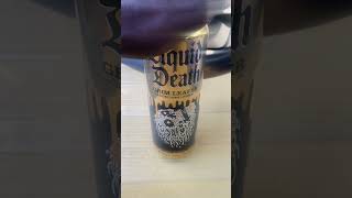 Liquid Death Grim Leafer Ice Tea #Shorts #liquiddeath #IcedTea #Review #tastetest #rating  ￼