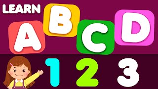 Learn Alphabets Numbers Shapes Colors Phonics | Educational Video | Kids Video | Early Education Hub