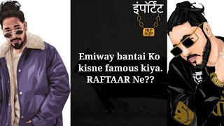 Emiway Bantai को Raftaar ने famous किया गलत बात है |#Viral#Shorts