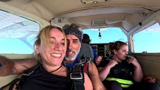 Daila First Skydive! Tandem Jump from 10000 feet at iJump Gran Canaria