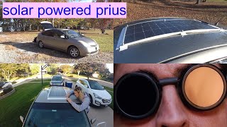 HOW TO INSTALL A SOLAR PANEL ON A TOYOTA PRIUS (camper)