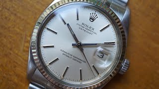 Rolex Datejust ref 16014 - CRISP WHITE SUNBURST - 1978 - cal 3035