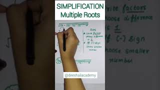 simplification Multiple roots upto infinity | maths tricks | ssc #cgl #chsl #dsssb #psssb #ppsc #pcs