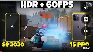 iPhone se2 2020 Vs iPhone 15pro 1v1 TDM
Room PUBG Test 2024| iPhone SE HDR+
60FPS #pubg