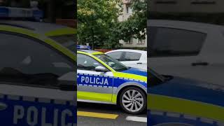 The only one police car in Poland, Skoda octavia seen in new livery