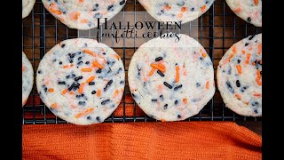 Halloween Funfetti Cookies