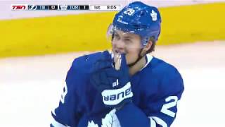 William Nylander 13th Goal of the Season! 2/12/2018 (Tampa Bay Lightning at Toronto Maple Leafs)