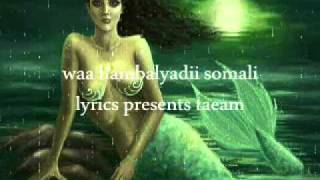 Somali Lyrics - presents - Ma degena warkaagu - Codkii : Amina Abdullahi & Farhan Xiddig