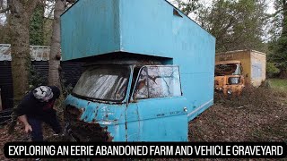 EXPLORING AN EERIE ABANDONED FARM AND VEHICLE GRAVEYARD