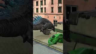 Dinosaurs rescue Hulk | self-destructing Venom #shorts  #spiderman #superhero #dinosaur