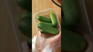 Spiral cucumber salad