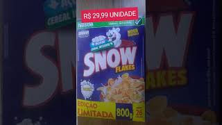 Snow Flakes cereal matinal de milho com açúcar