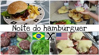 Noite do hambúrguer| Brasil 🇧🇷 X Eua🇺🇸 / Feat : Tatiane Mengue