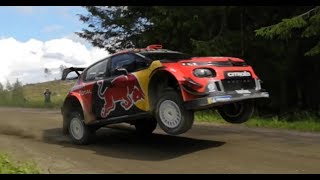 Sebastien Ogier Rally Finland test in Ouninpohja Citroen C3 WRC