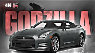 NISSAN GT-R 4K EDIT || CAR EDIT || GODZILLA CAR #alightmotion