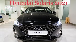 Hyundai Solaris 2021 года в комплектации Elegance.Купил новый Хендай Солярис в салоне.