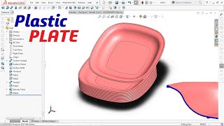 Create PLASTIC PLATE with smooth surface