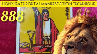 888 Lion gate portal manifestation technique 🌟