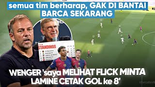 Arsene Wenger ‘melihat Barcanya Flick, seperti era Pep’ 4 Pelatih Rival Barca setuju, Terbaik barca