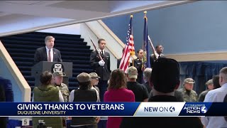 Hundreds gather for 26th annual Veterans Day breakfast at Duquesne University