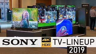 SONY 4K & 8K Neuheiten 2019 mit LCD und OLED Display (4K / 60p)